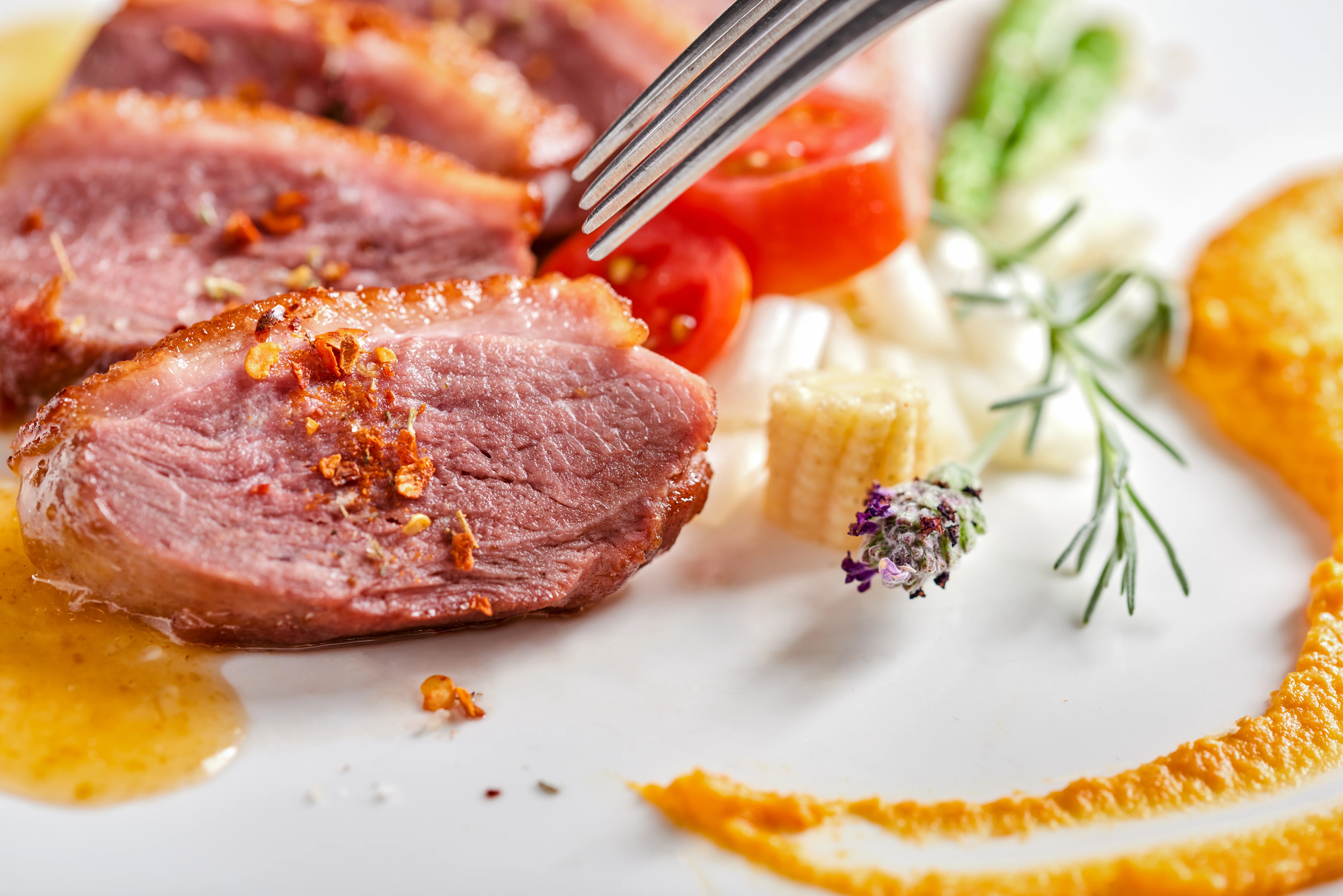 香煎鵝胸佐橙醬